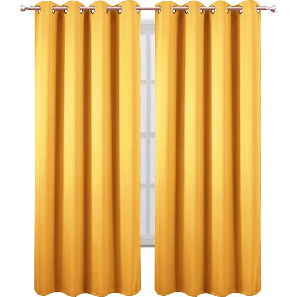Latitude Run® Polyester Curtain Pair Wayfair